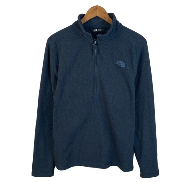 B11 Mens The North Face Quarter Zip Fleece Pullover Sweatshirt Jacket M - Picture 1 of 5